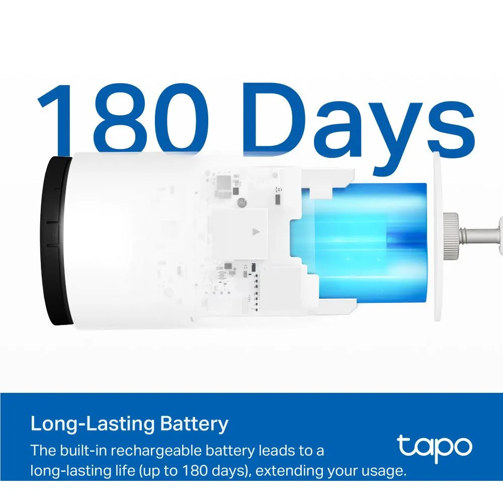 TP-Link Tapo 2K 3MP Smart Wire-Free Security Camera