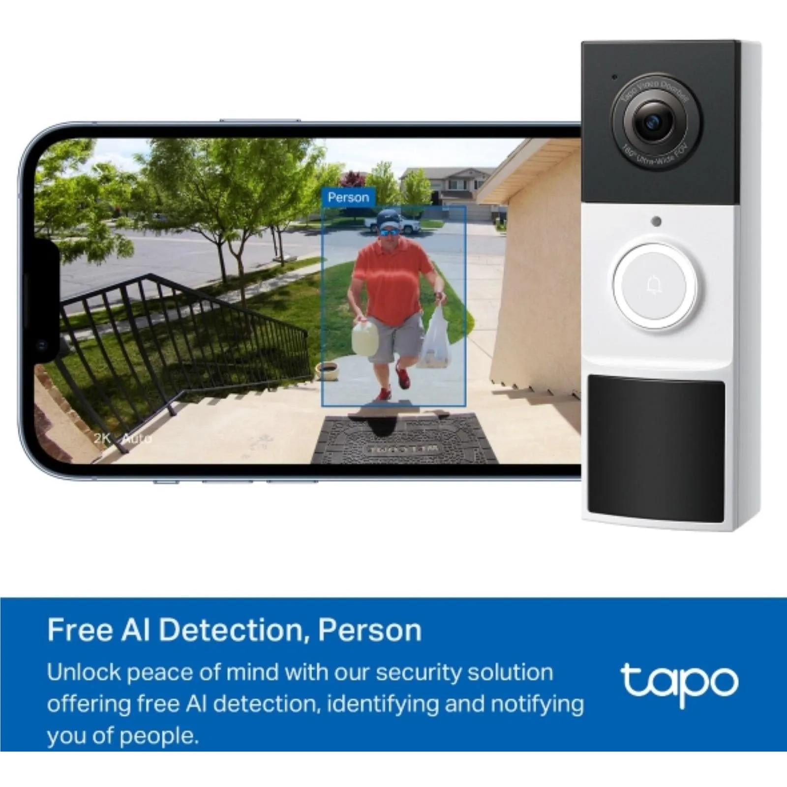 TP-Link Tapo 3MP Smart Video Doorbell