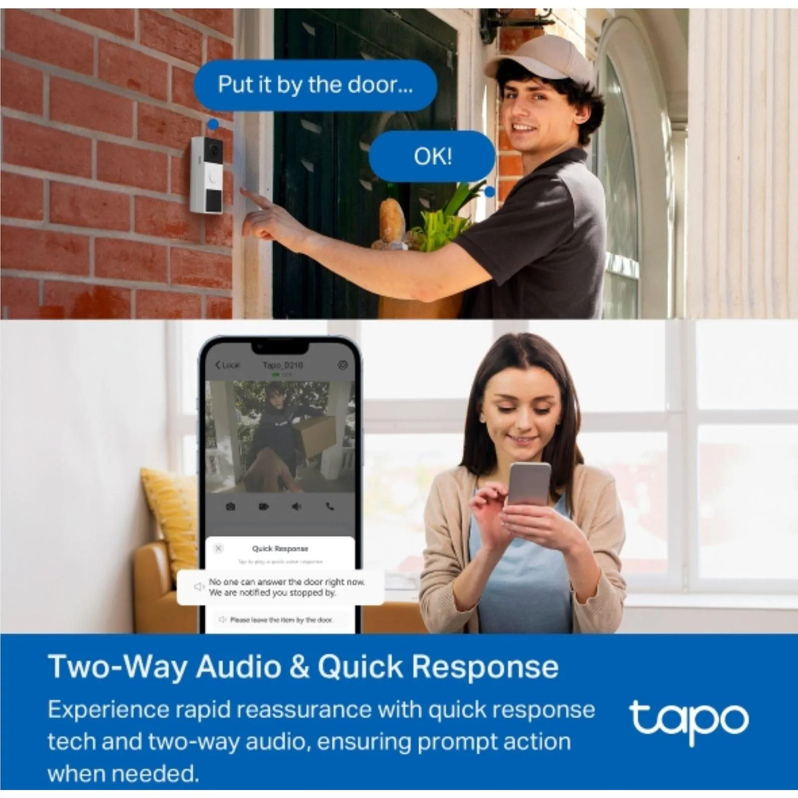 TP-Link Tapo 3MP Smart Video Doorbell
