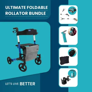 Ultimate Foldable Rollator Bundle