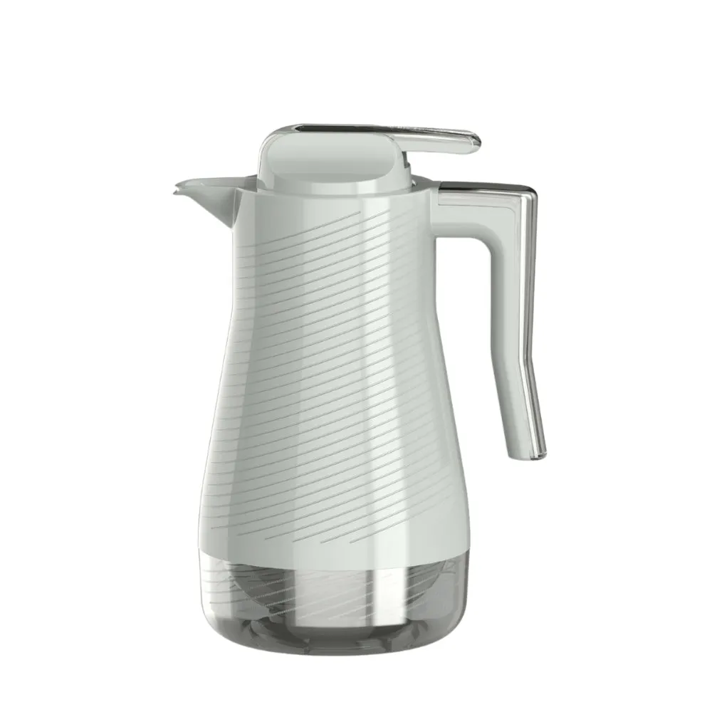 Via Veneto Safari Pearl Grey Tea & Coffee Vacuum Flask 1L