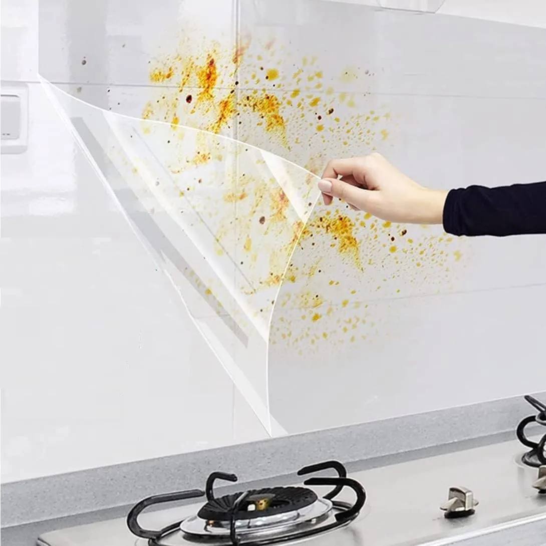 Vinylzone PVC Clear Contact Paper Self-Adhesive Temperature Resistant Oil-Proof and Waterproof Used as Vinyl, Furniture Protector Scratch Protector for Kitchen Transparent Wall Sticker(20 X 40 Inch)