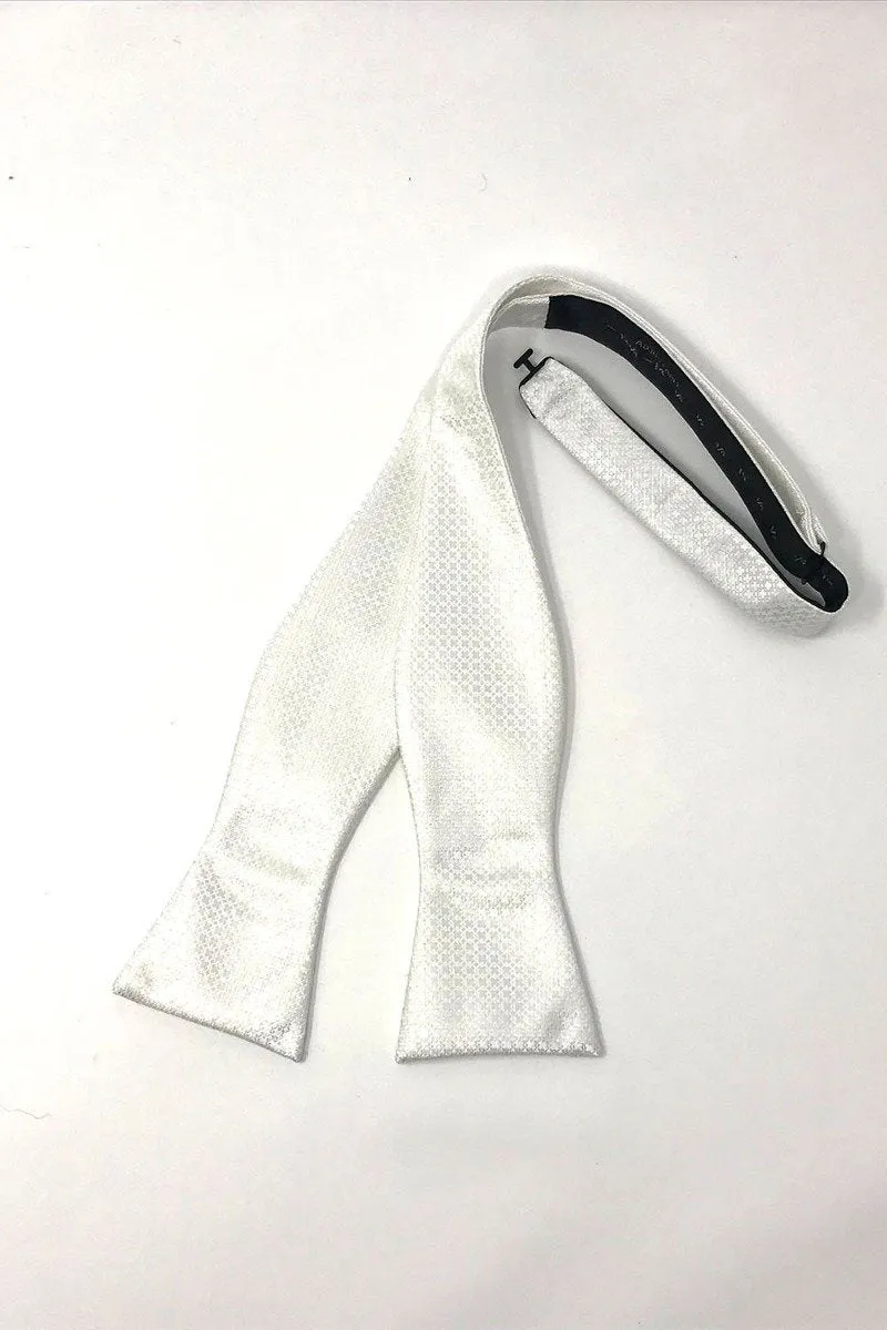 White Regal Bow Tie