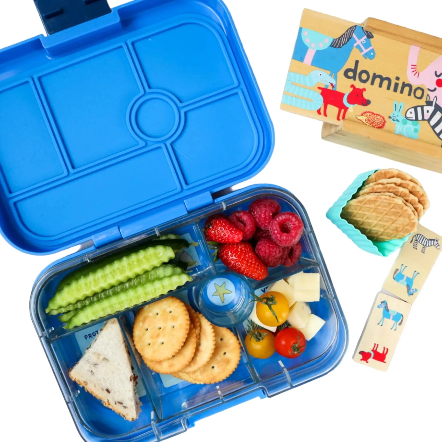 YUMBOX LEAKPROOF BENTO BOX FOR KIDS - ORIGINAL SURF BLUE