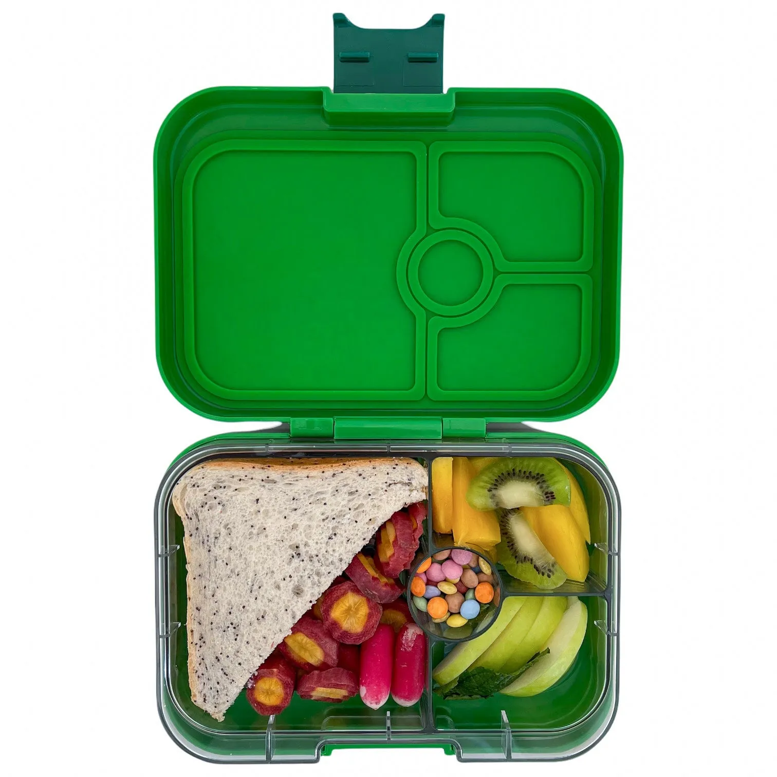 Yumbox Panino 4-Compartment Lunch Box - Bamboo Green Jungle