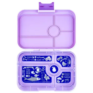 Yumbox Tapas Large Bento Lunchbox-SEVILLE PURPLE BON APPETIT TRAY 5 COMPARTMENT