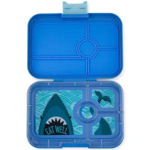 Yumbox Tapas Large Bento Lunchbox-SHARK TRAY 4 Compartment